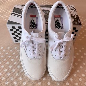 Vans Skate Era Leather White/White Men’s 10.5